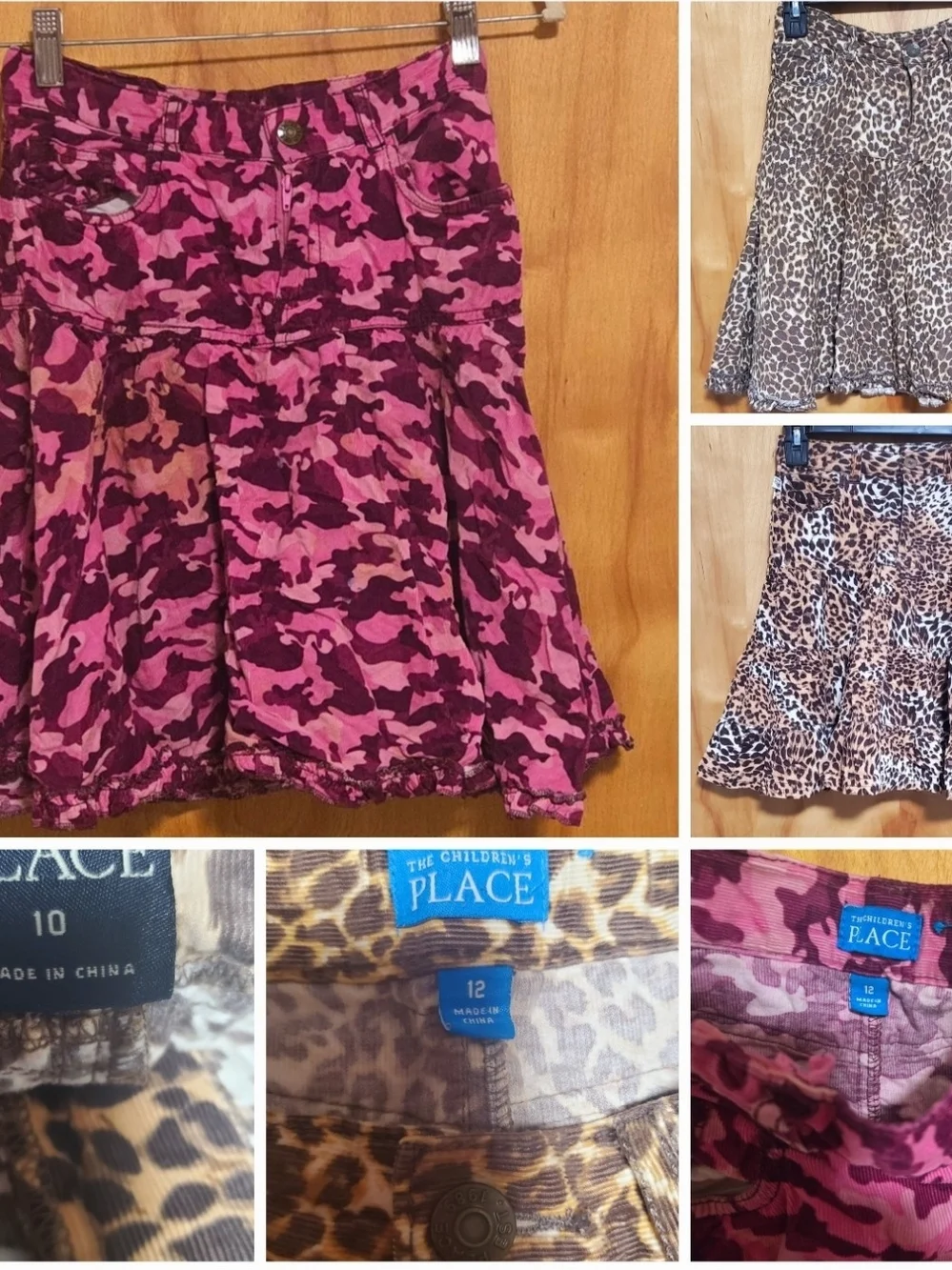ANIMAL FASHION GIRL THE CHILDREN PLACE SKIRT AND HAT